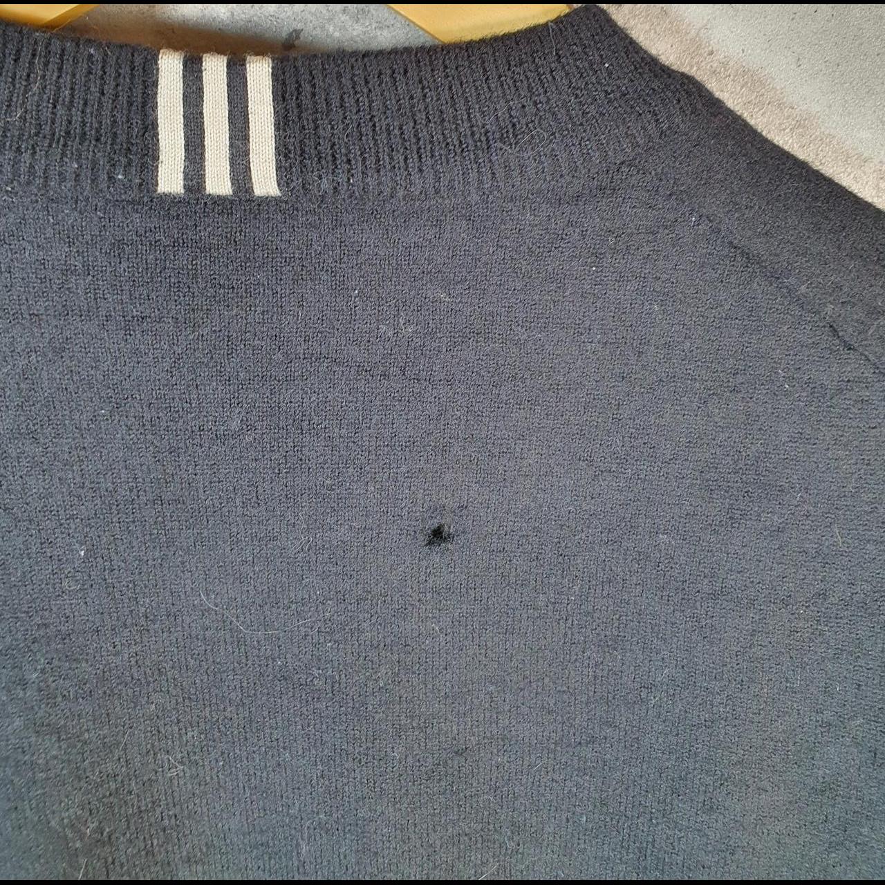 Vintage Adidas Golf Knit Sweater Men’s Large Black Y2K Pullover Casual