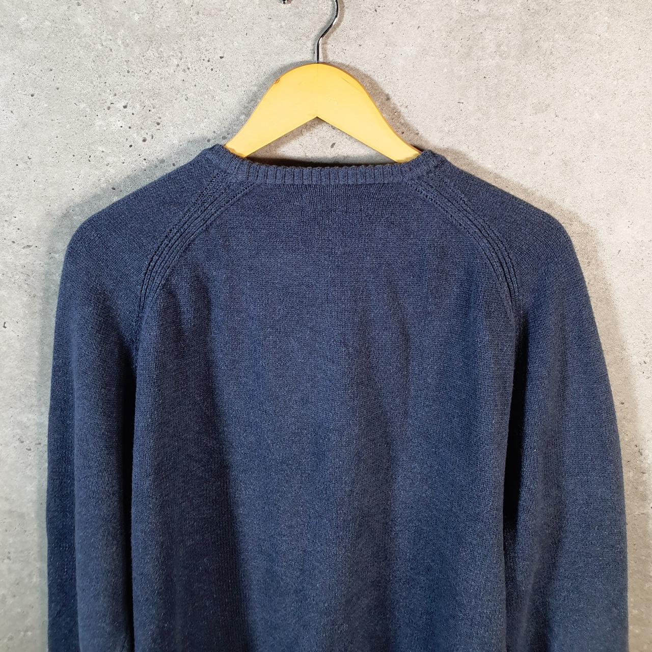 Vintage Ralph Lauren Polo Heavyweight Sweatshirt Men’s Medium Blue Pullover Pony C8854
