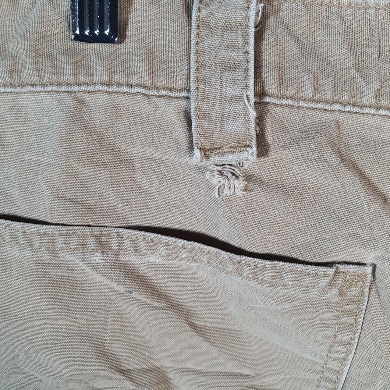 Vintage Carhartt Baggy Carpenter Shorts Jorts Cargo Men’s W40 Brown Original Fit Workwear A4865