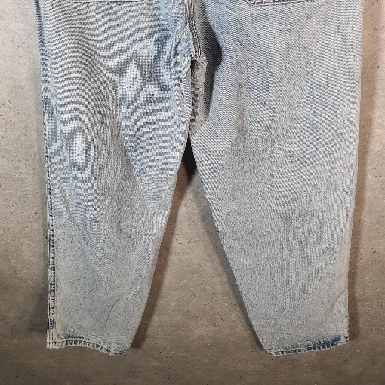 Vintage Gitano S. Stratton Sheriff Baggy Y2K Hip Hop Jeans Mens W33 Blue Embroidered Denim Big Fish Vintage