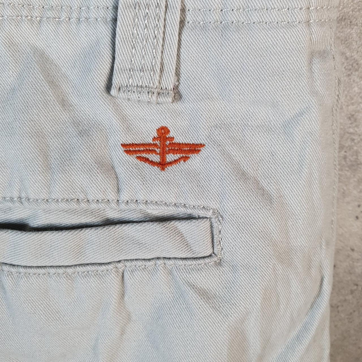 Vintage Dockers Chino Shorts Jorts Cargo Men’s W36 Beige Baggy Cotton A4405