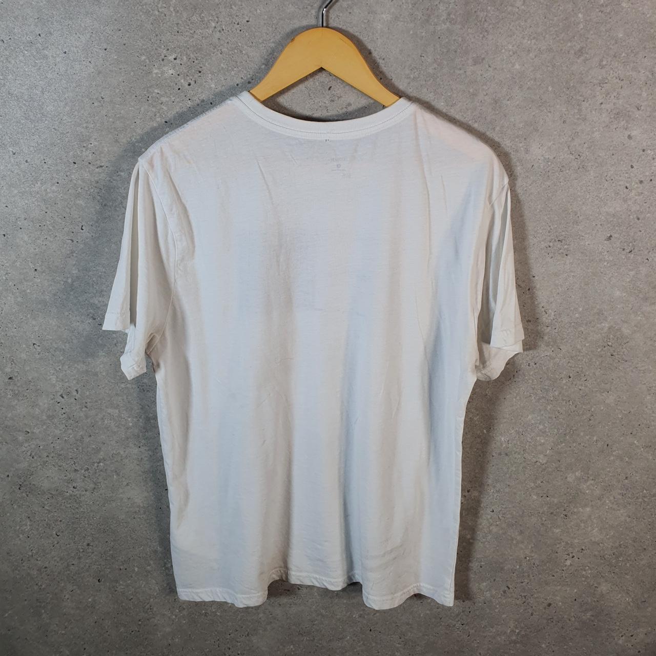 Vintage Hurley Spellout T Shirt Men’s White Large Casual Sports Logo Athletic