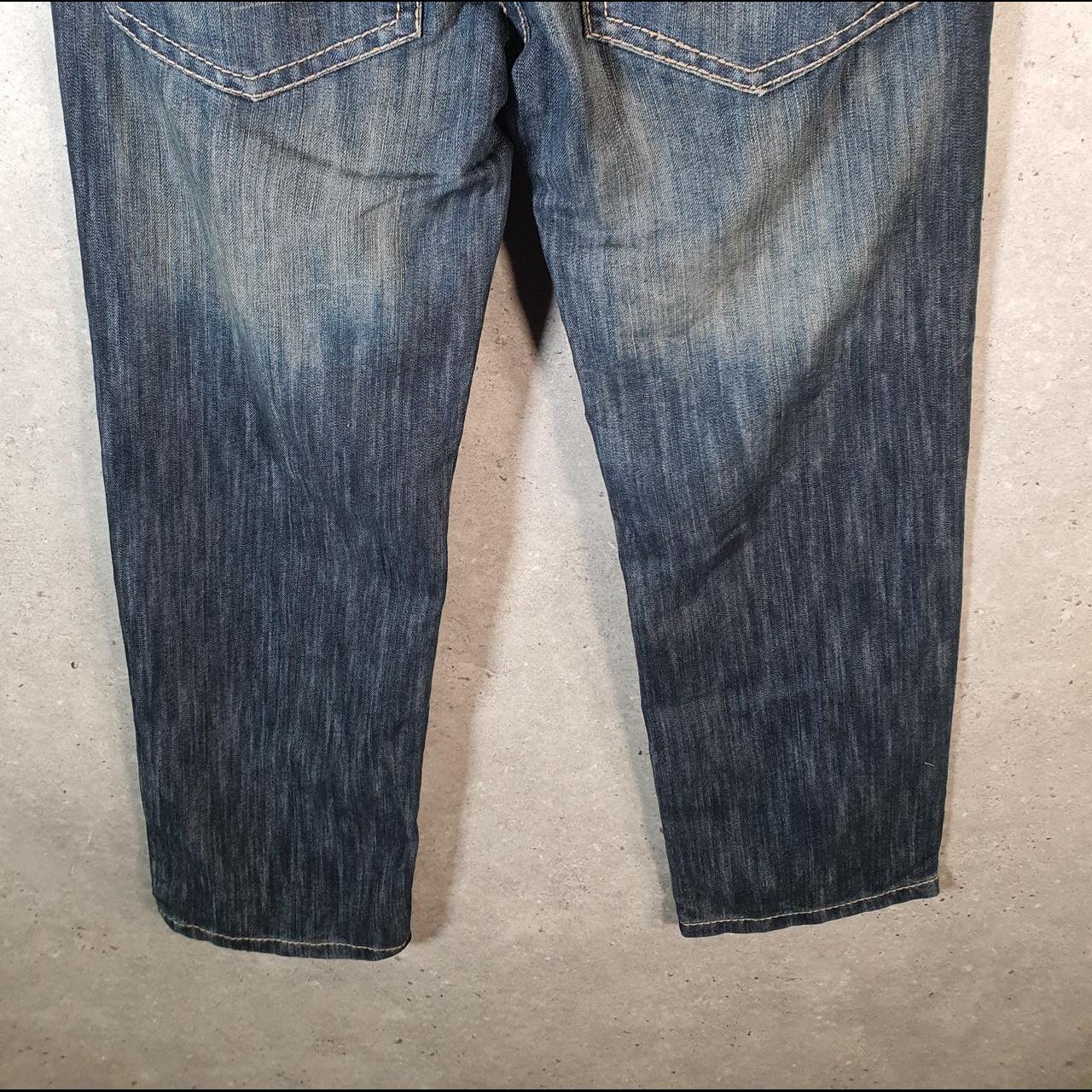 Vintage Exclusive SouthPole Baggy Y2K Hip Hop Jeans Mens W32 L30 Blue Denim Wide Leg Big Fish Vintage