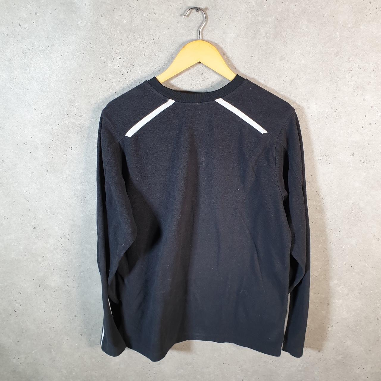 Vintage Nike Therma Fit Embroidered Sweatshirt Fleece Men’s Small Black Swoosh Pullover