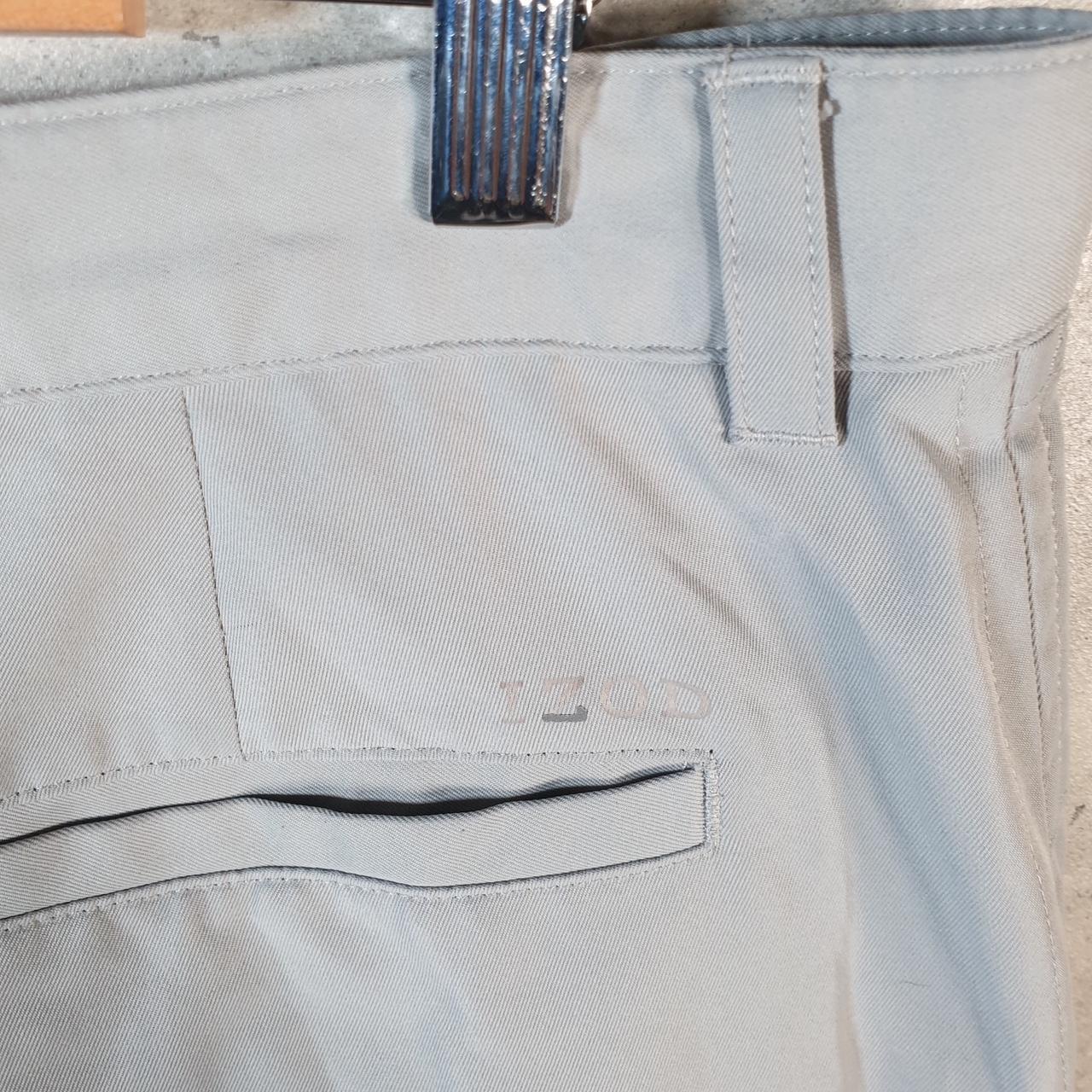 Vintage Izod Shorts Jorts Cargo Men’s W36 Grey Baggy Cotton