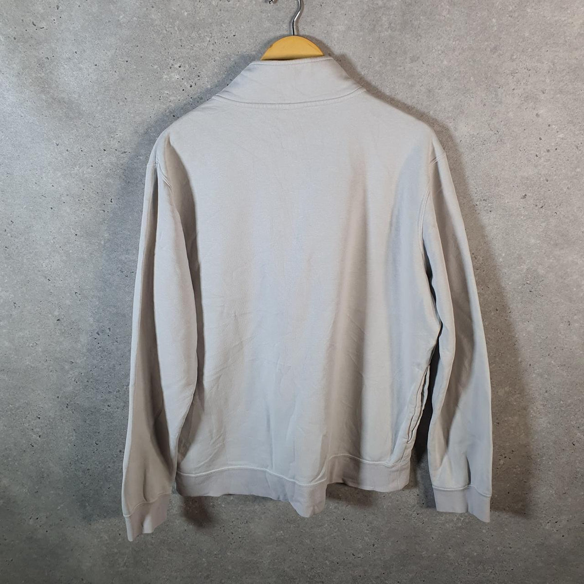 Vintage Nike 1/4 Zip Sweatshirt Men’s Large White Swoosh Y2K Pullover Logo