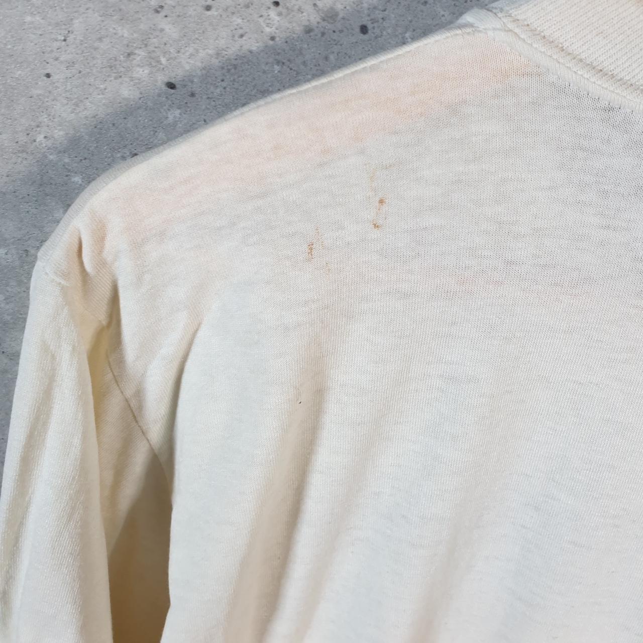 Vintage Jerzees Raisin Kids 90s USA Single Stitch T Shirt Men’s Large White