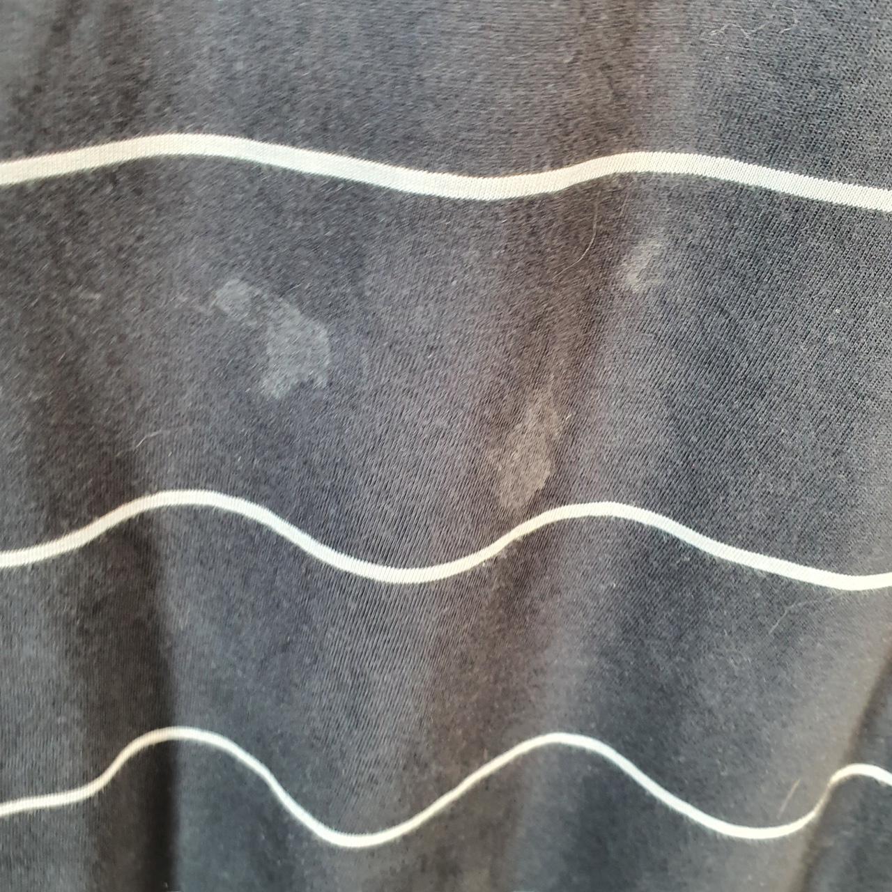 Vintage Tommy Hilfiger T Shirt Men’s Large Black Striped Regular Fit Embroidered Logo