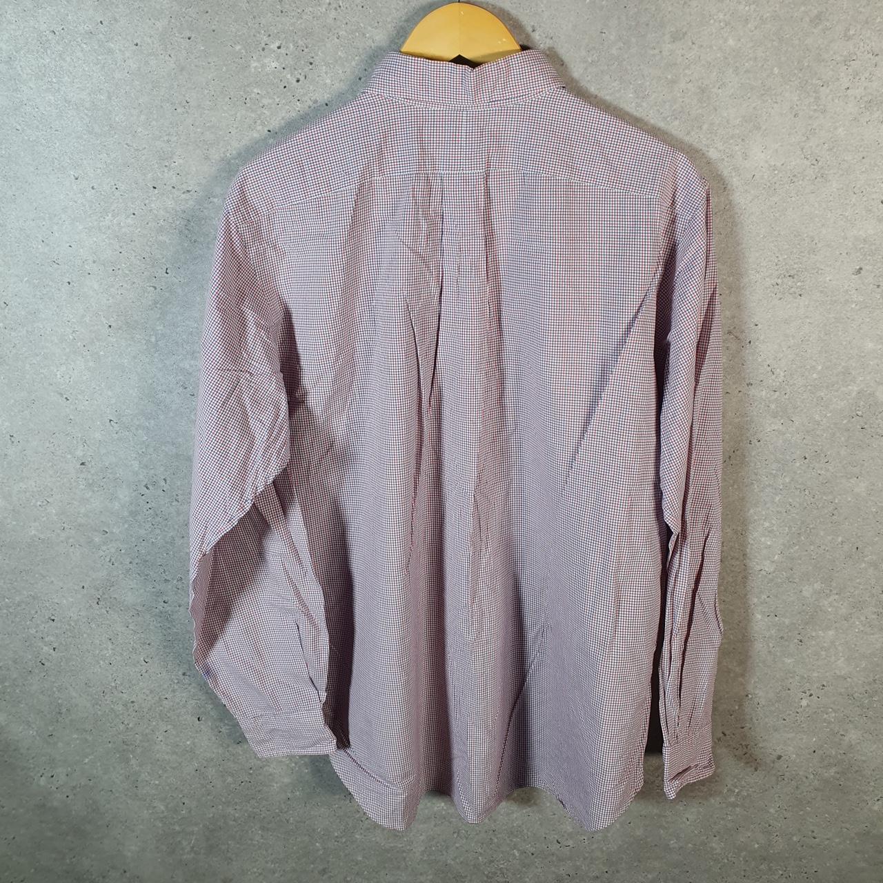 Vintage Ralph Lauren Button Down Shirt Men’s Large Checkered Classic Fit Pony Cotton