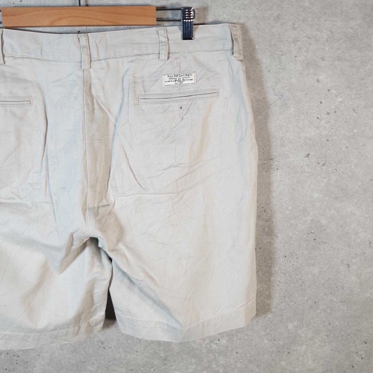 Vintage Ralph Lauren Polo Shorts Jorts Chino Cargo Men’s W38 Brown Baggy Cotton