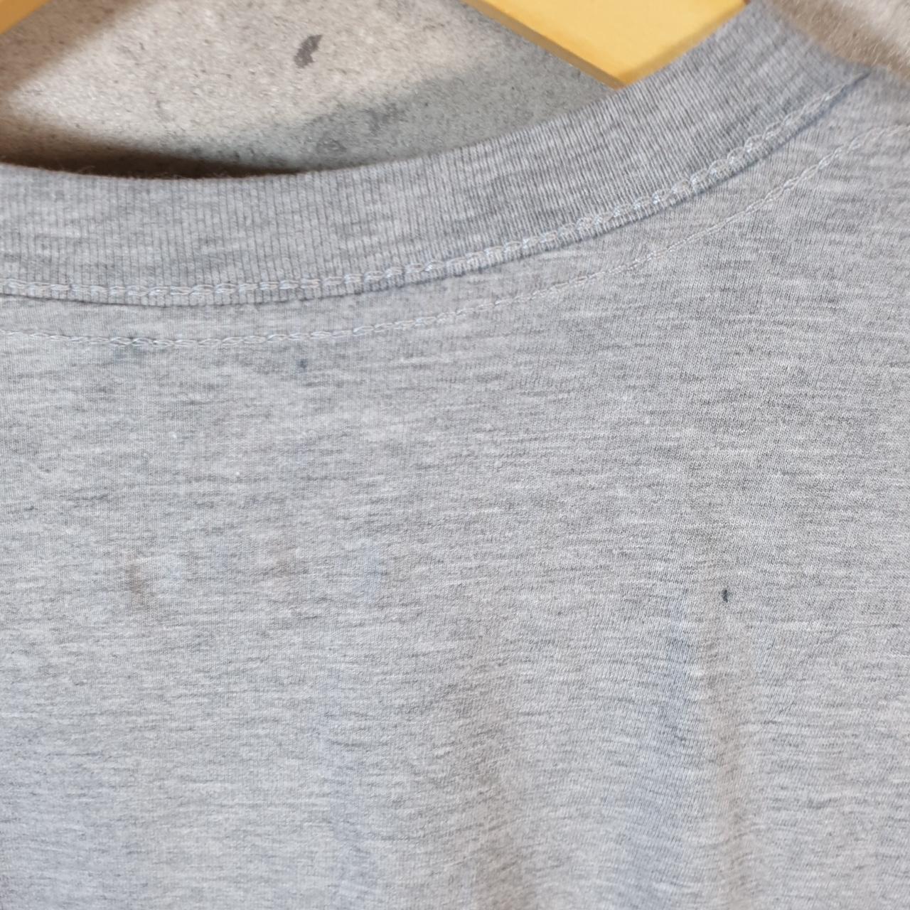 Vintage Adidas Golf Spellout T Shirt Men’s Medium Grey Three Stripes Logo Athletic