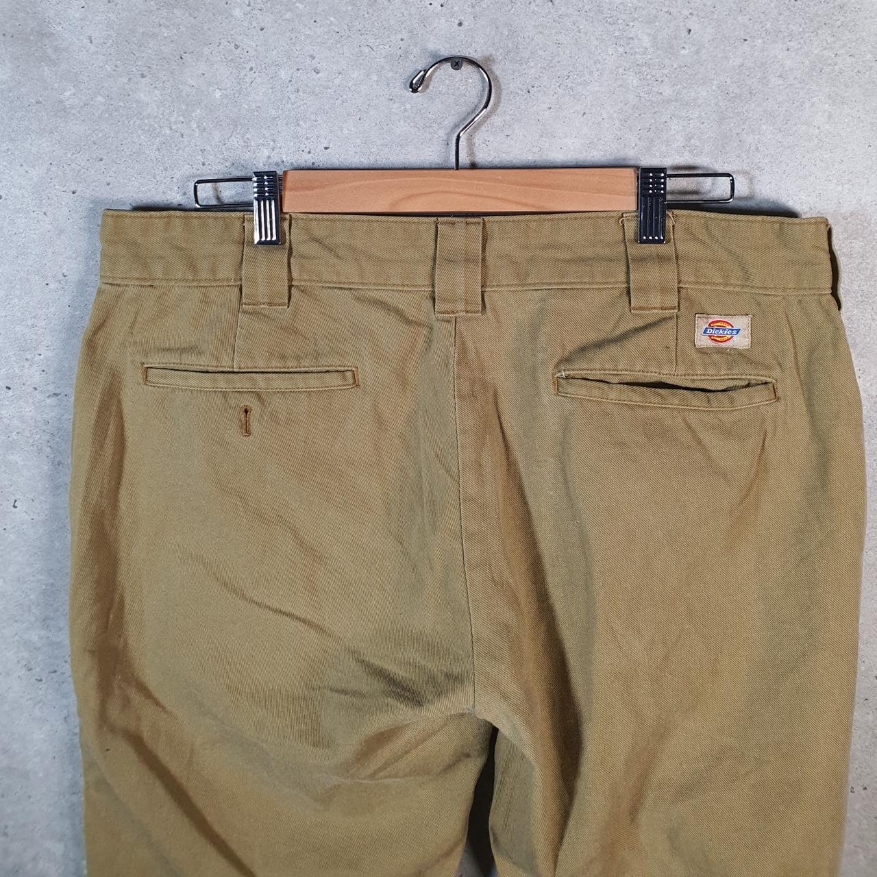 Vintage Dickies Carpenter Shorts Jorts Cargo Womens W36 Brown Relaxed Fit Baggy Big Fish Vintage