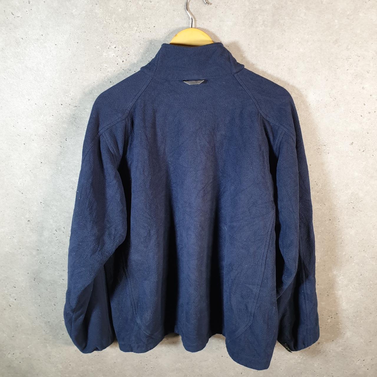 Vintage The North Face TNF Fleece Sweatshirt Mens Full Zip Large Blue Full Zip Logo