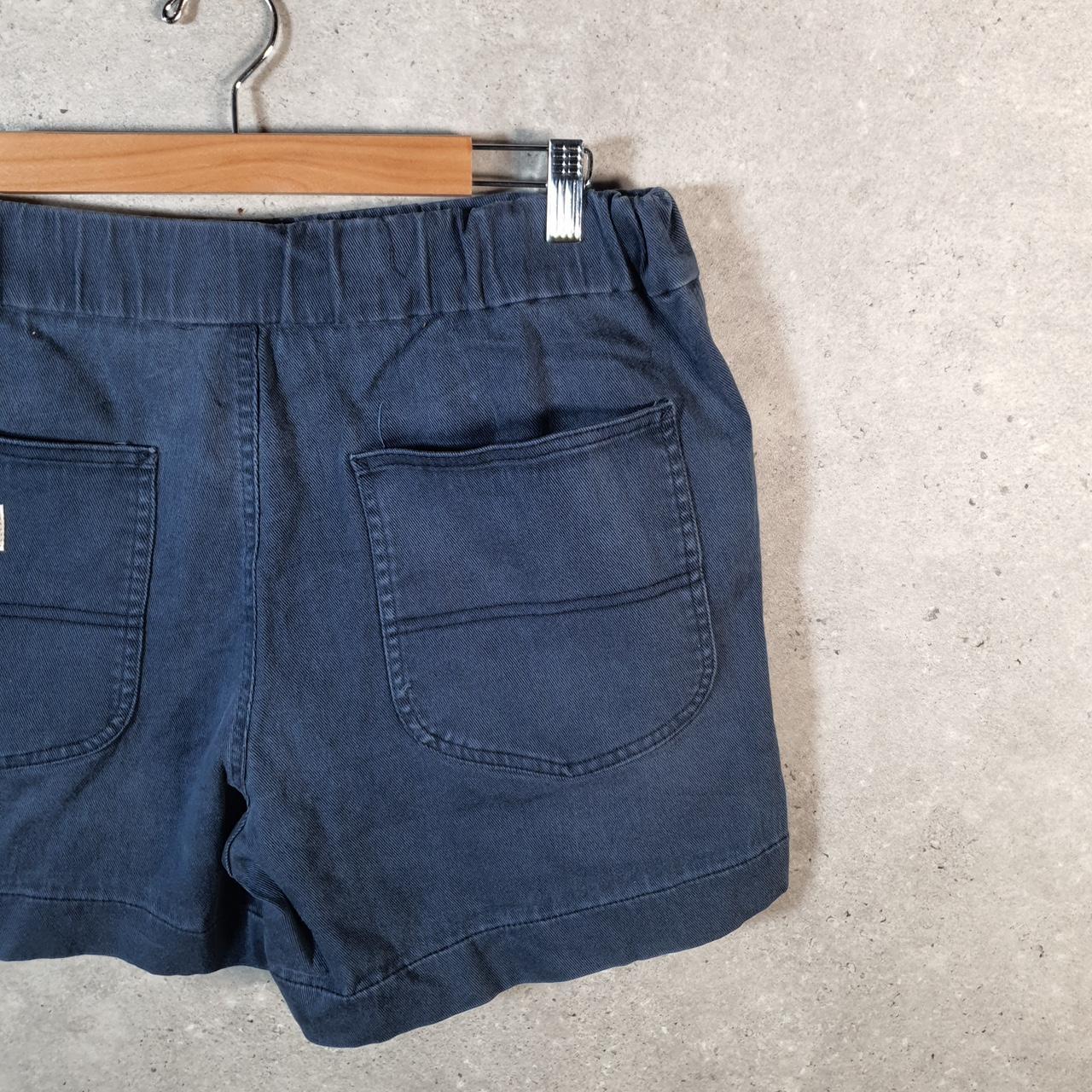 Vintage Lee Baggy Shorts Jorts Cargo Womens W34 Blue Relaxed Cargo