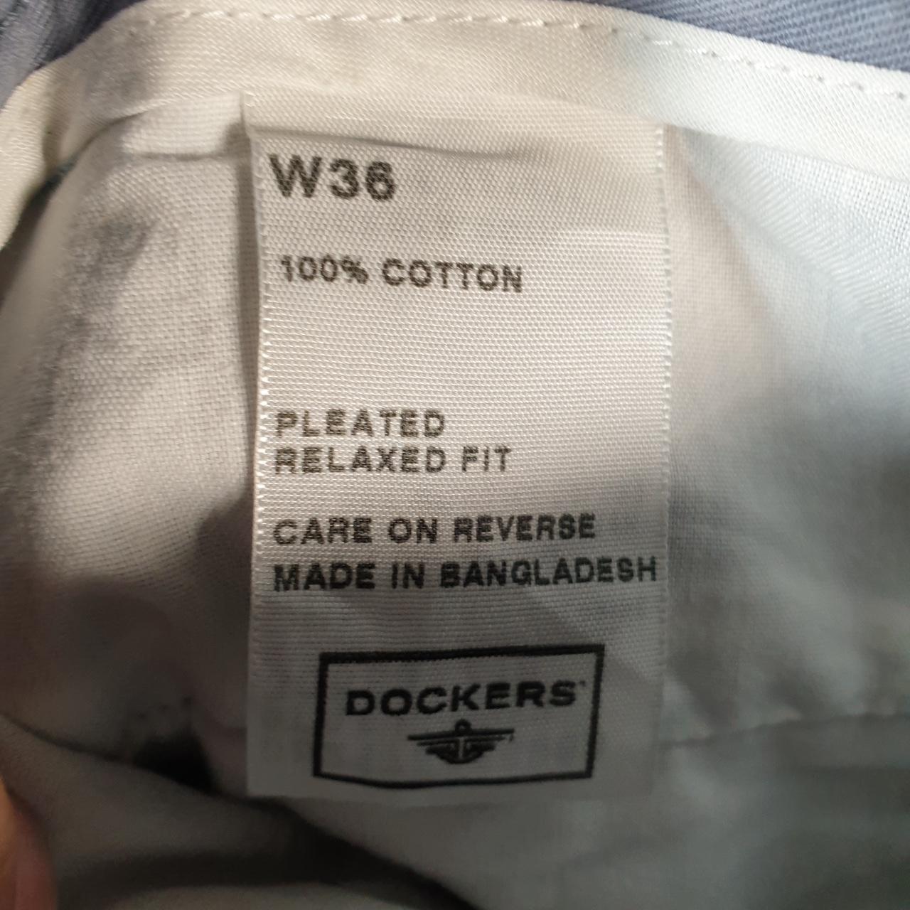 Vintage Dockers Chino Shorts Jorts Cargo Men’s W36 Grey Baggy Cotton A4287