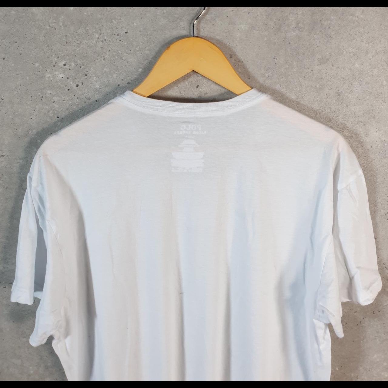 Vintage Ralph Lauren Polo Sport T Shirt Men’s Large White Classic Fit Embroidered Pony C8580