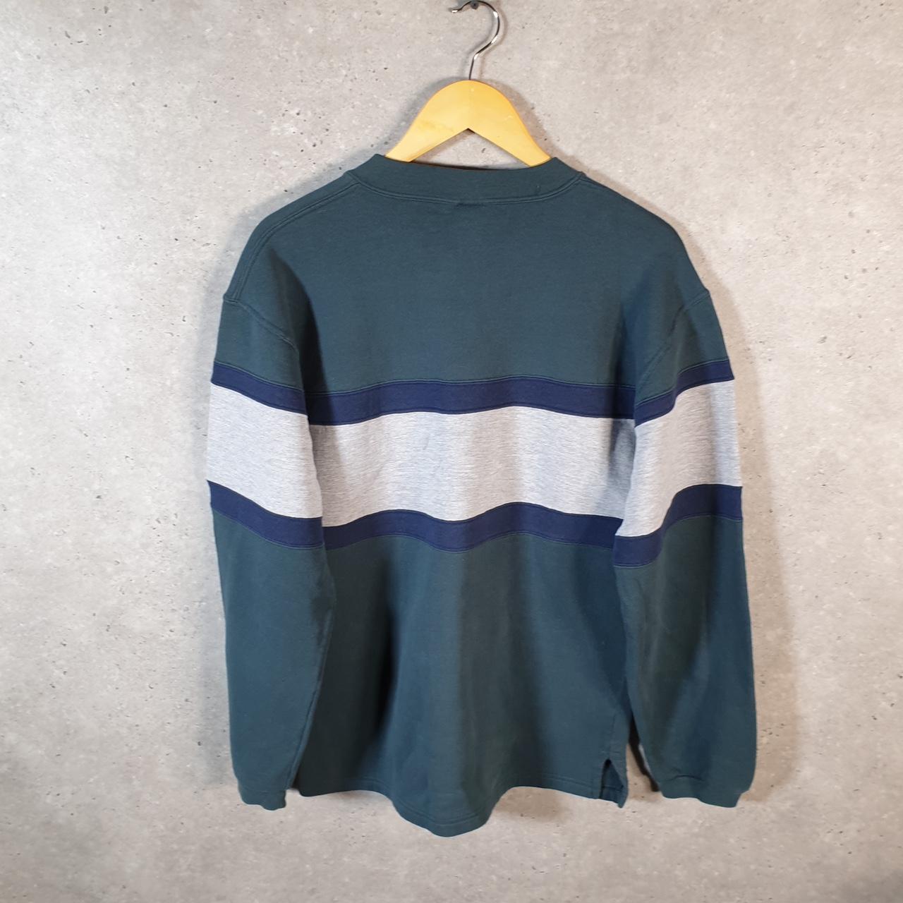Vintage Russell Athletic Blank Sweatshirt Men’s Medium Striped Pullover