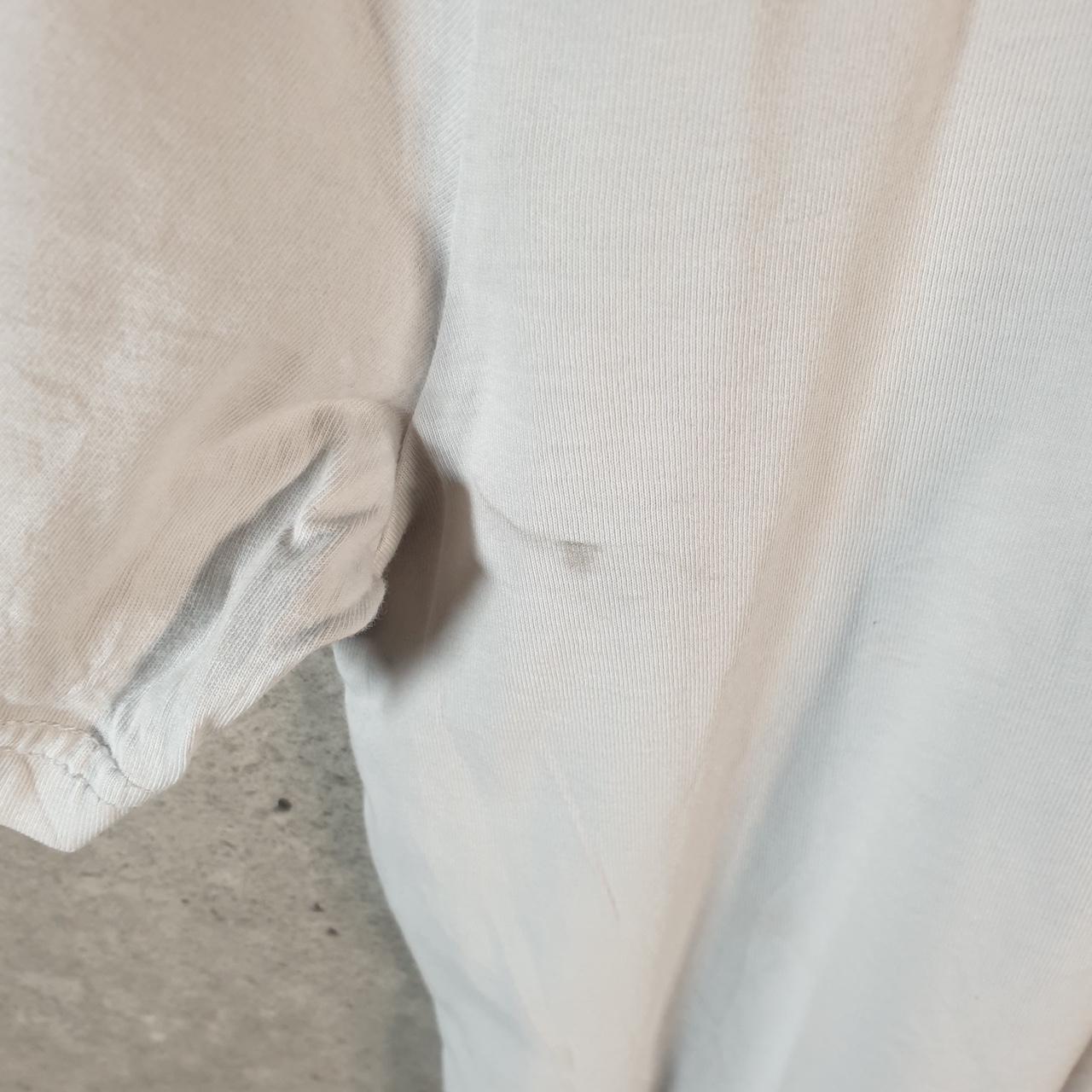 Vintage Levis Spellout T Shirt Shirt Mens Medium White Logo Athletic Slim Fit