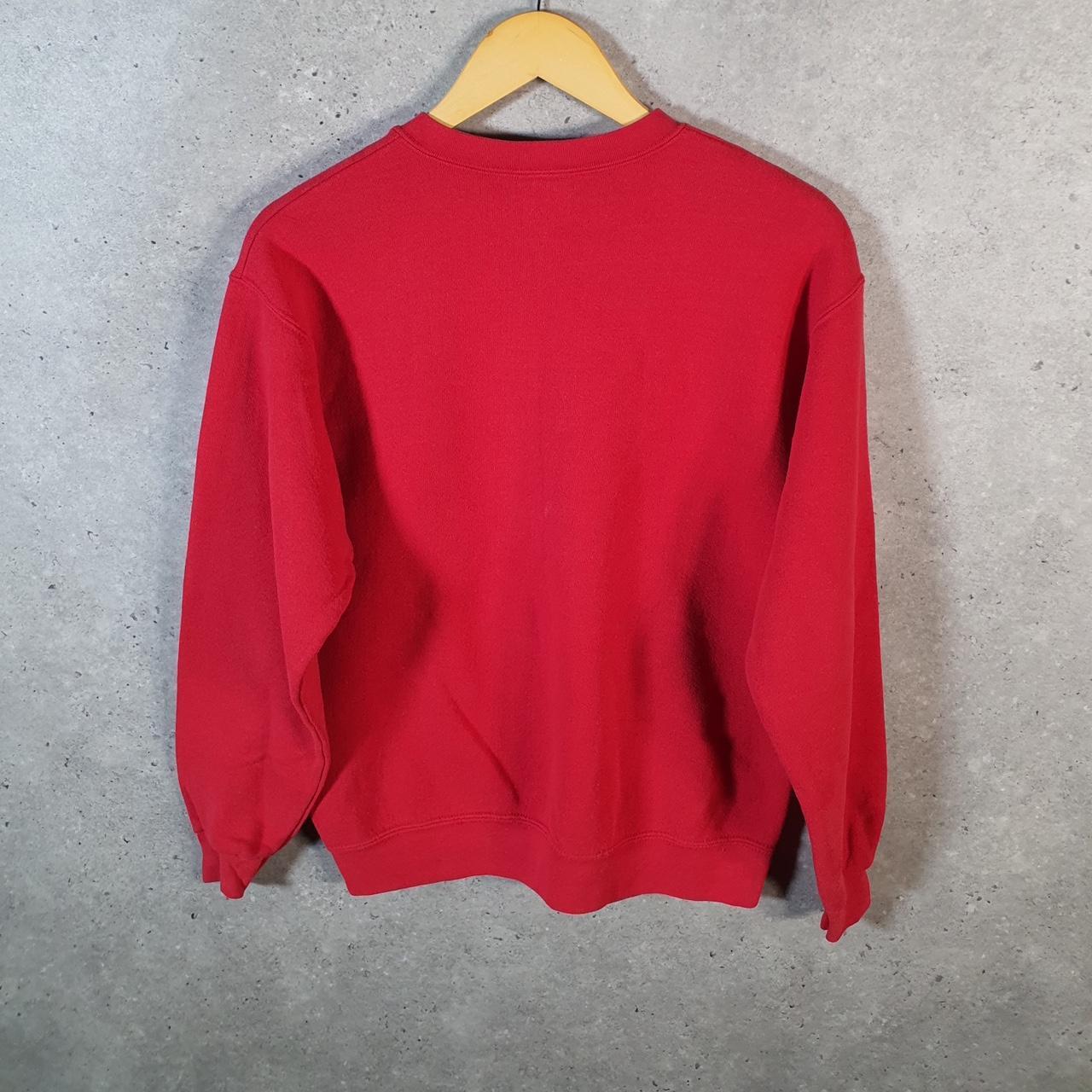 Vintage Lee Heavyweight Sweatshirt Men’s Small Red USA Sullivan School Embroidered