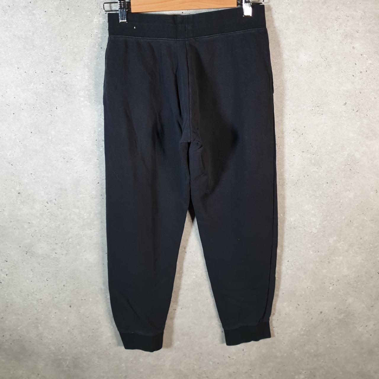 Vintage Nike Club Sweatpant Joggers Womens Large Black Swoosh Sports Tracksuit - Big Fish Vintage