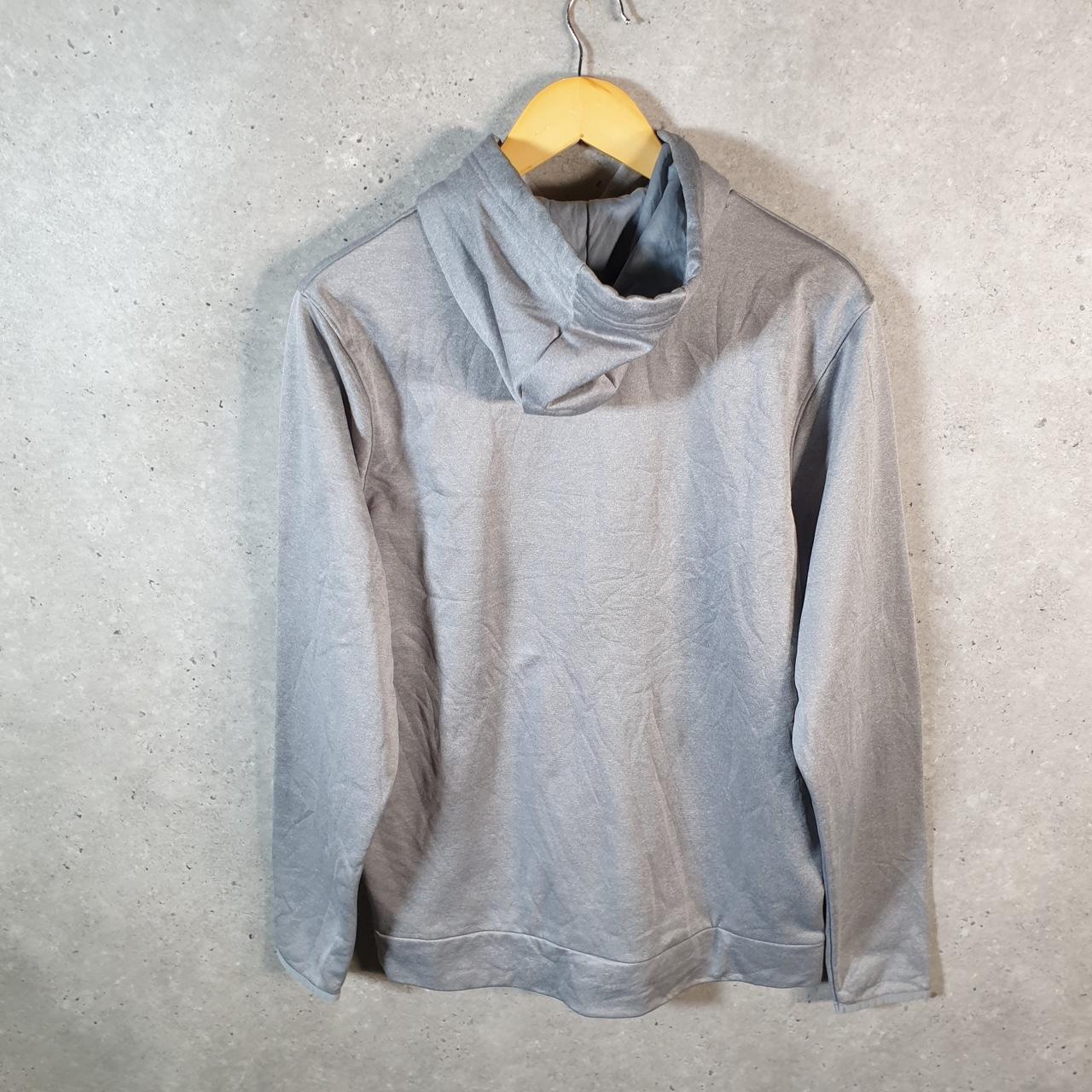 Vintage Under Armour Windbreaker Track Jacket Mens Medium Grey USA Pullover