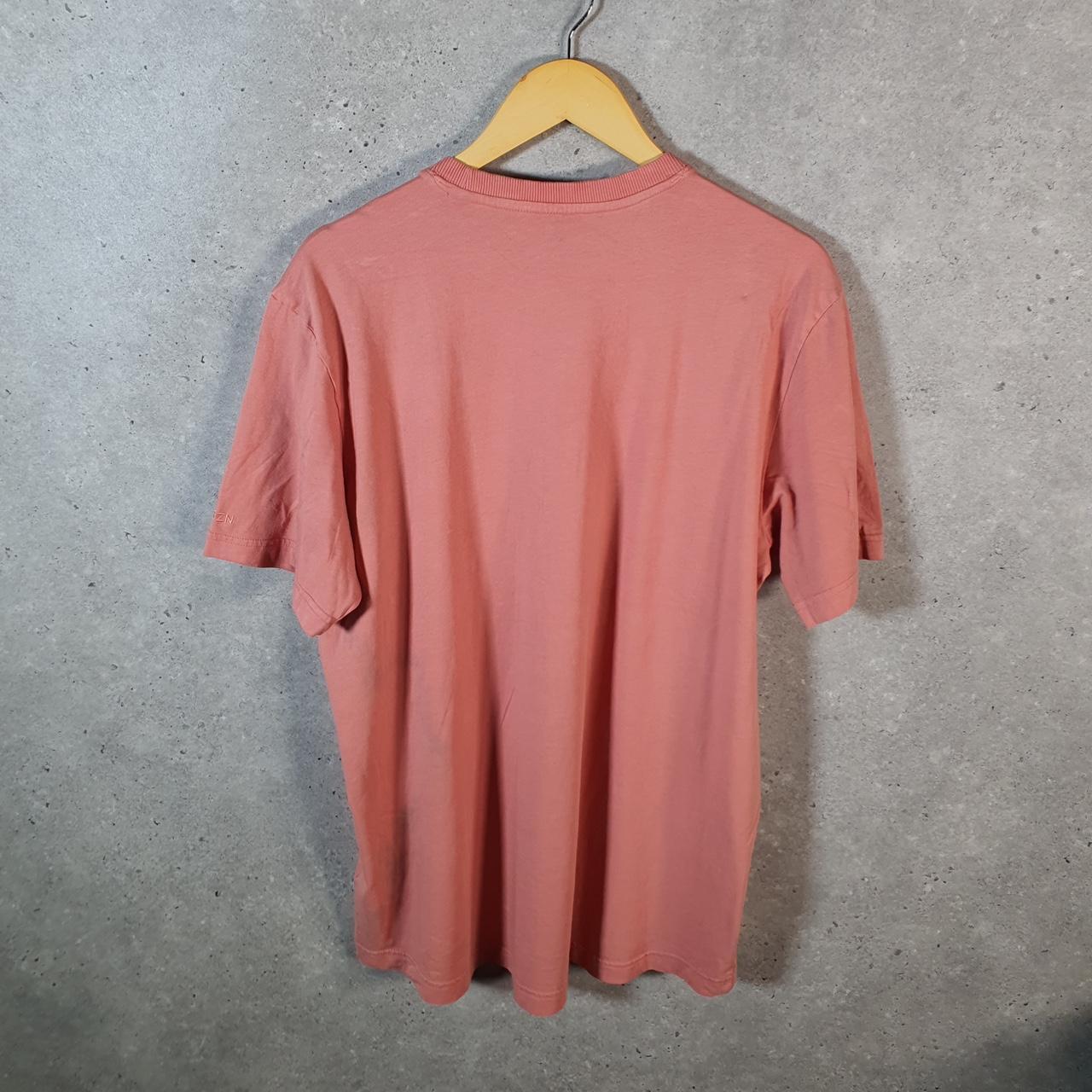 Vintage Adidas Embroidered T Shirt Men’s Large Pink Three Stripes Logo Athletic