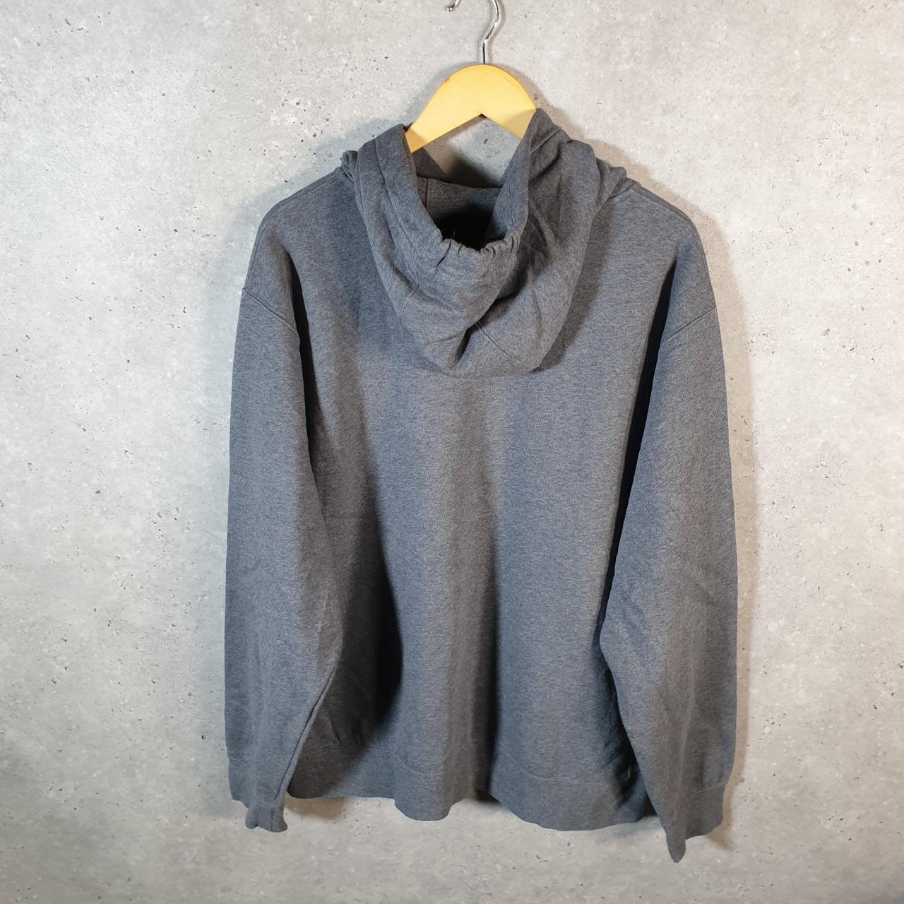 Vintage Nike Club Embroidered Hoodie Men’s XL Grey Swoosh Y2K Pullover