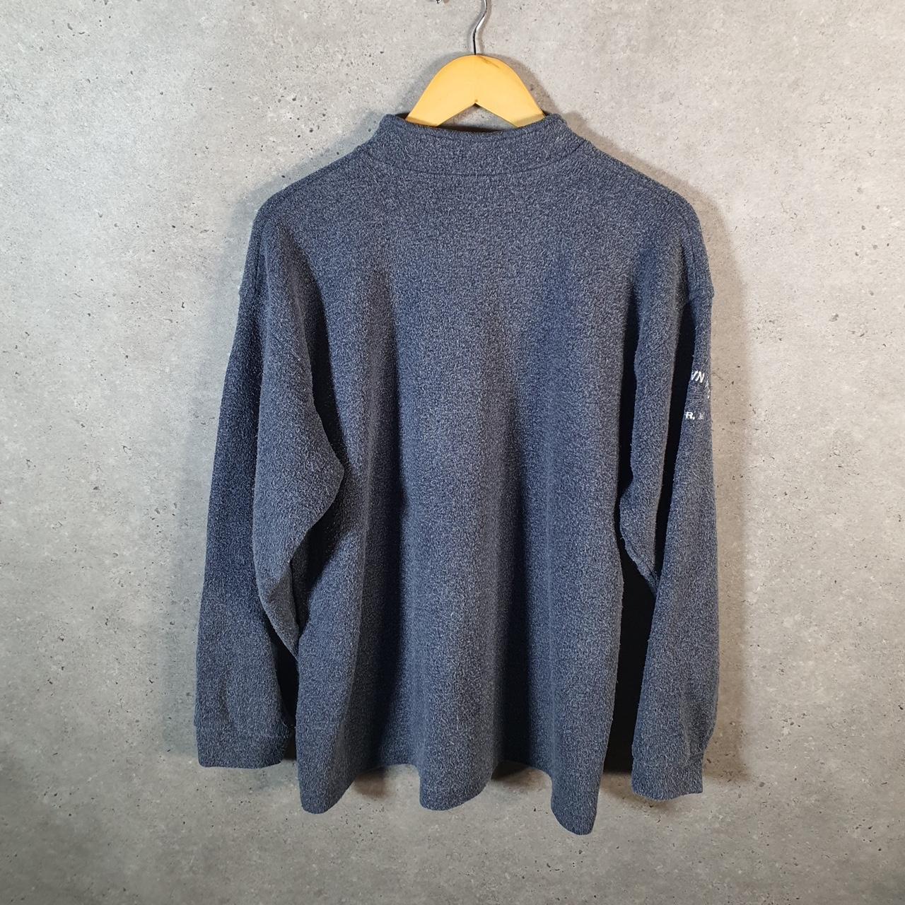 Vintage Harley Davidson 1/4 Button Sweatshirt Mens XL Grey Pullover USA