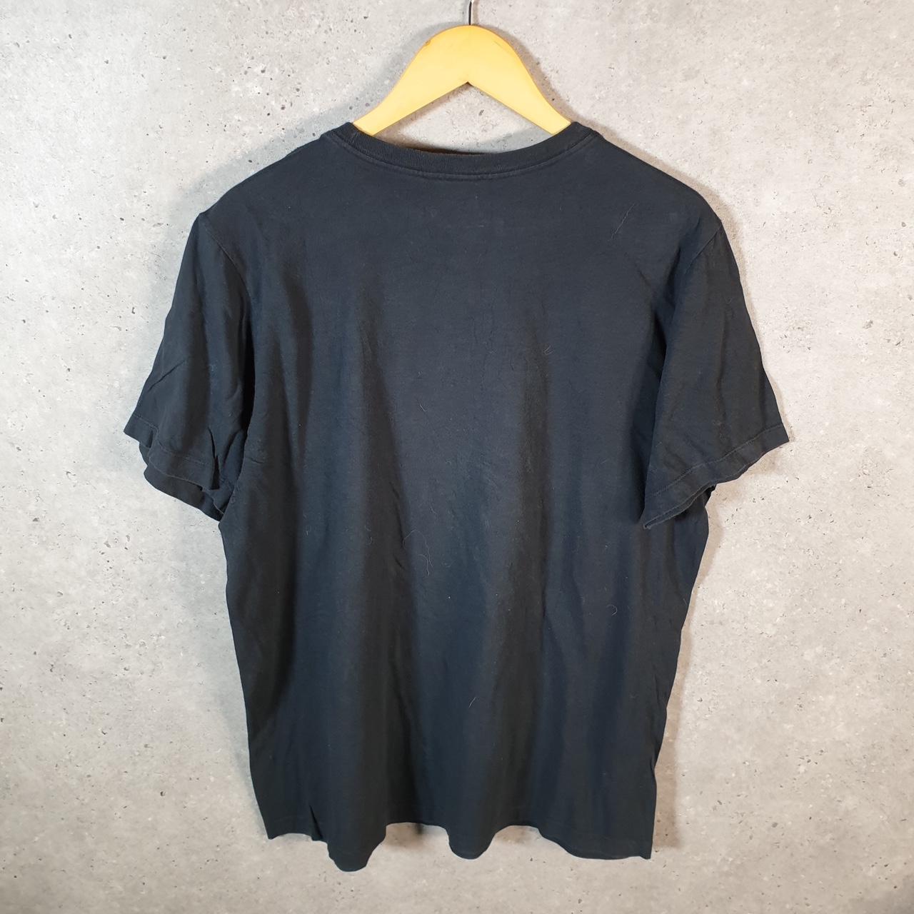 Vintage Nike Basketball Hoops T Shirt Men’s Large Black Swoosh Athletic Graphic