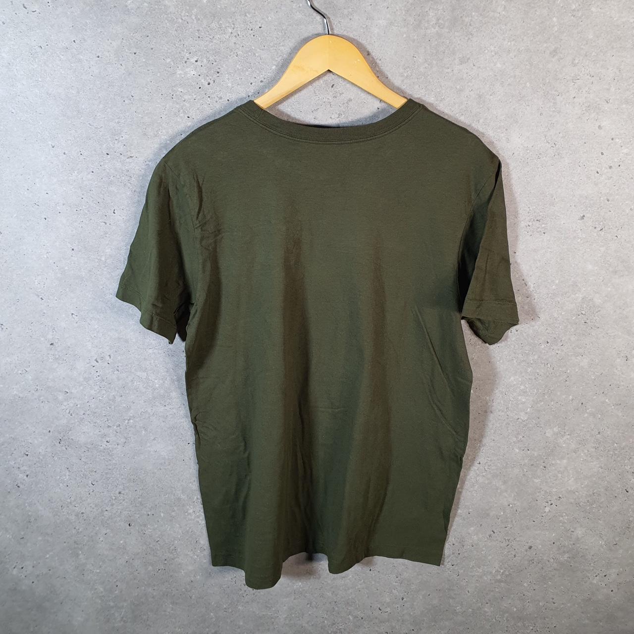 Vintage Nike Club T Shirt Men’s Medium Green Swoosh Y2K Pullover Logo