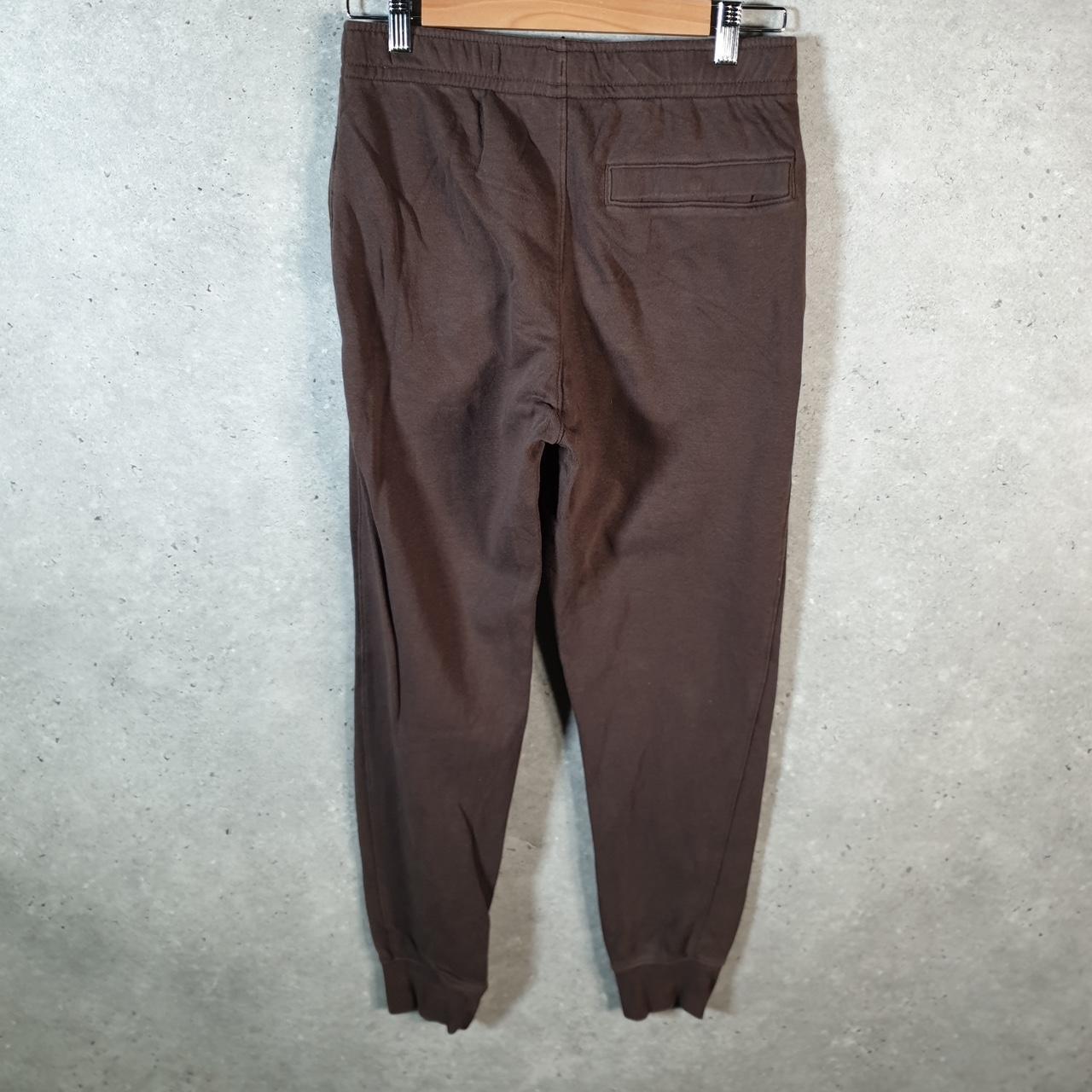 Vintage Nike Club Sweatpant Joggers Mens Small Brown Swoosh Sports Tracksuit Big Fish Vintage