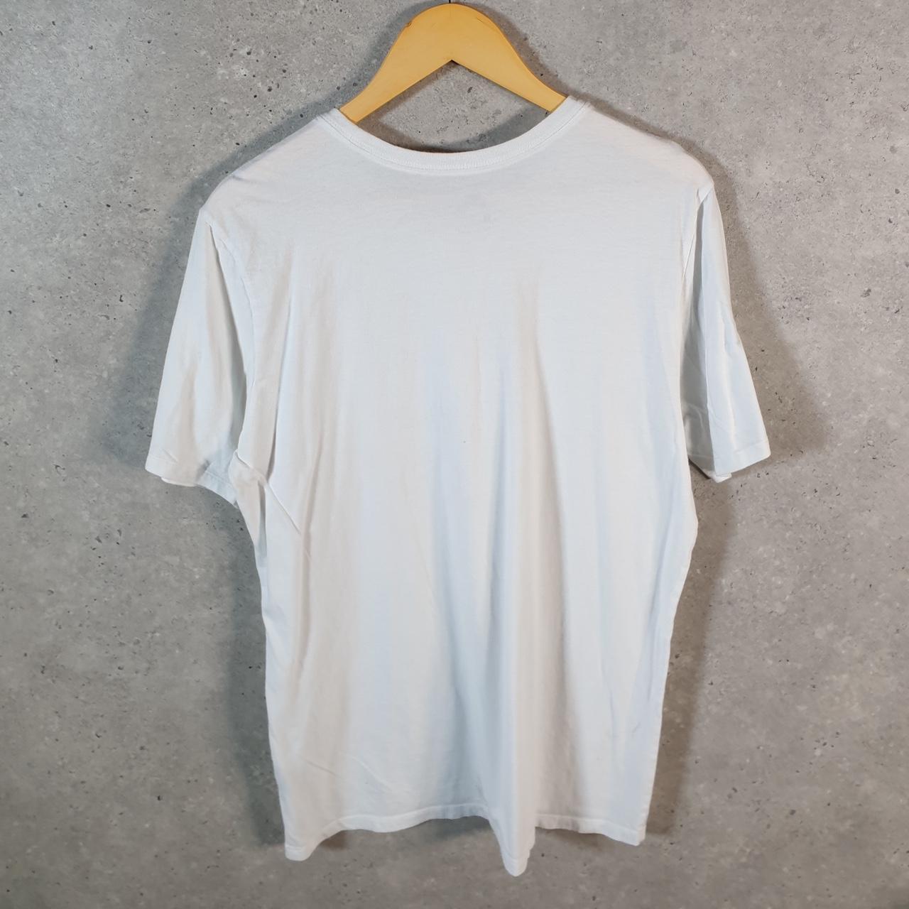 Vintage Nike SB Spellout T Shirt Men’s Large White Blank Casual Athletic