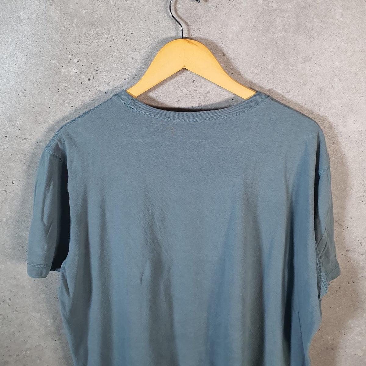 Vintage The North Face TNF Spellout T Shirt Shirt Men’s Large Blue Logo Athletic C9590