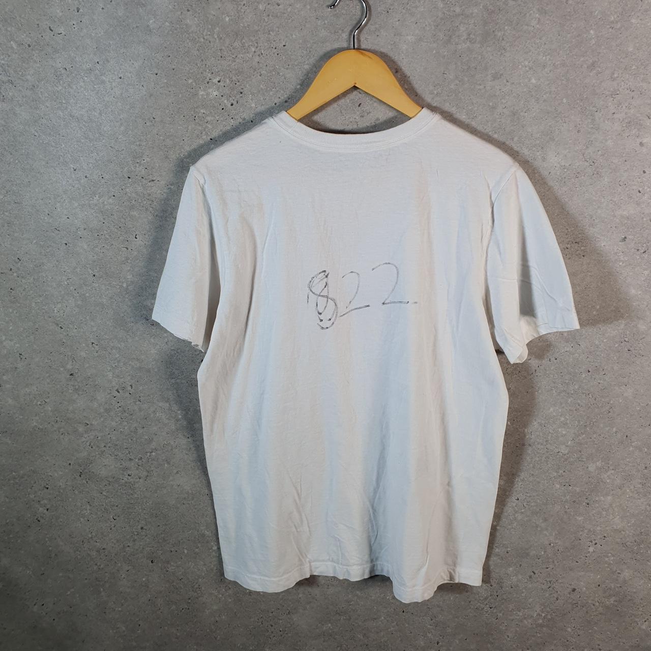 Vintage Nike Soccer Camp T Shirt Men’s Medium White Logo Swoosh Athletic