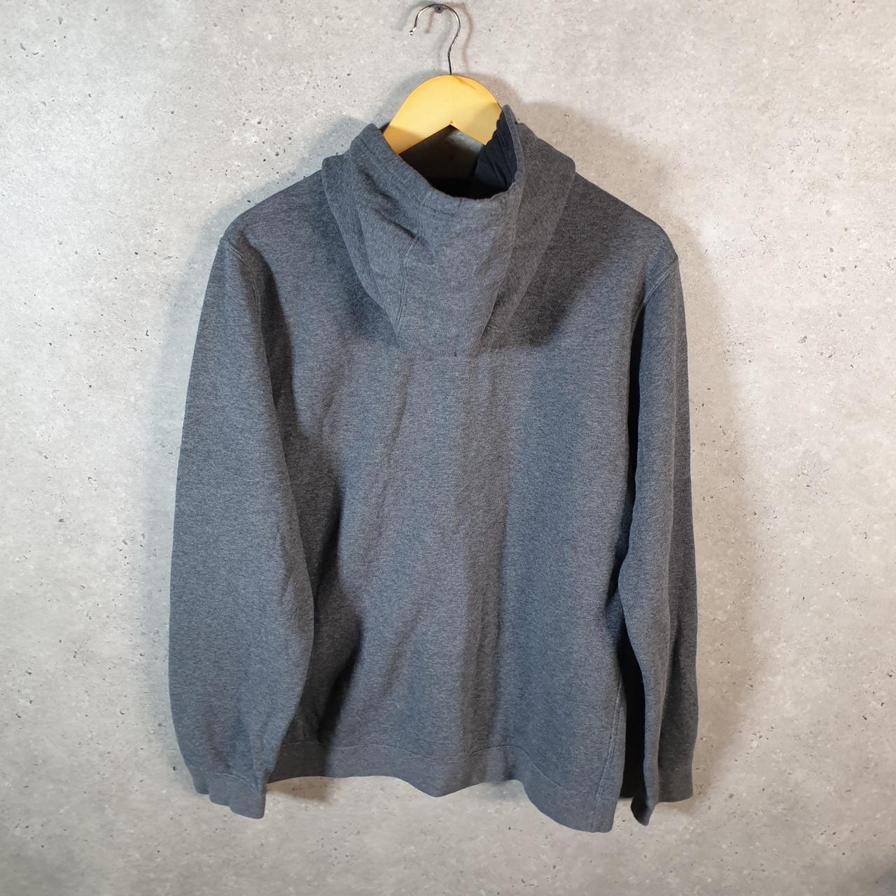Vintage Nike Club Embroidered Hoodie Men’s Large Grey Swoosh Y2K Pullover