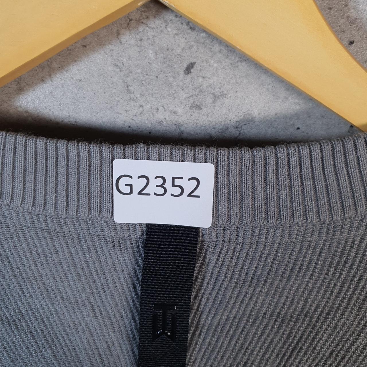 Vintage Nike Knit Wool Club Sweatshirt Mens Large Grey Swoosh Y2K Pullover Logo