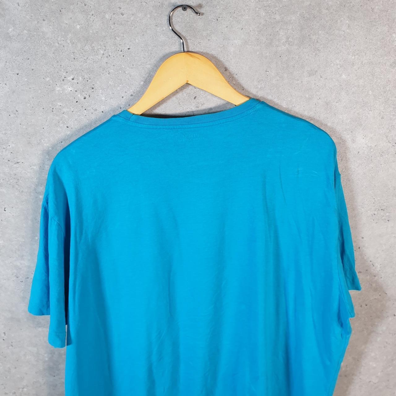 Vintage Ralph Lauren Polo T Shirt Men’s Large Blue Embroidered Pony Classic Fit C9159