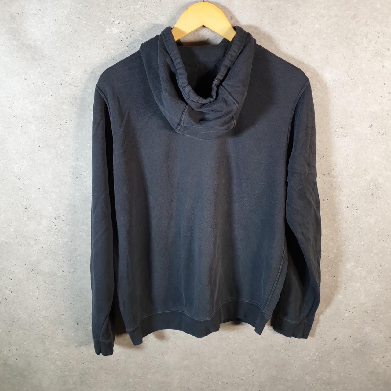 Vintage Nike Club Embroidered Hoodie Men’s Medium Black Swoosh Y2K Pullover