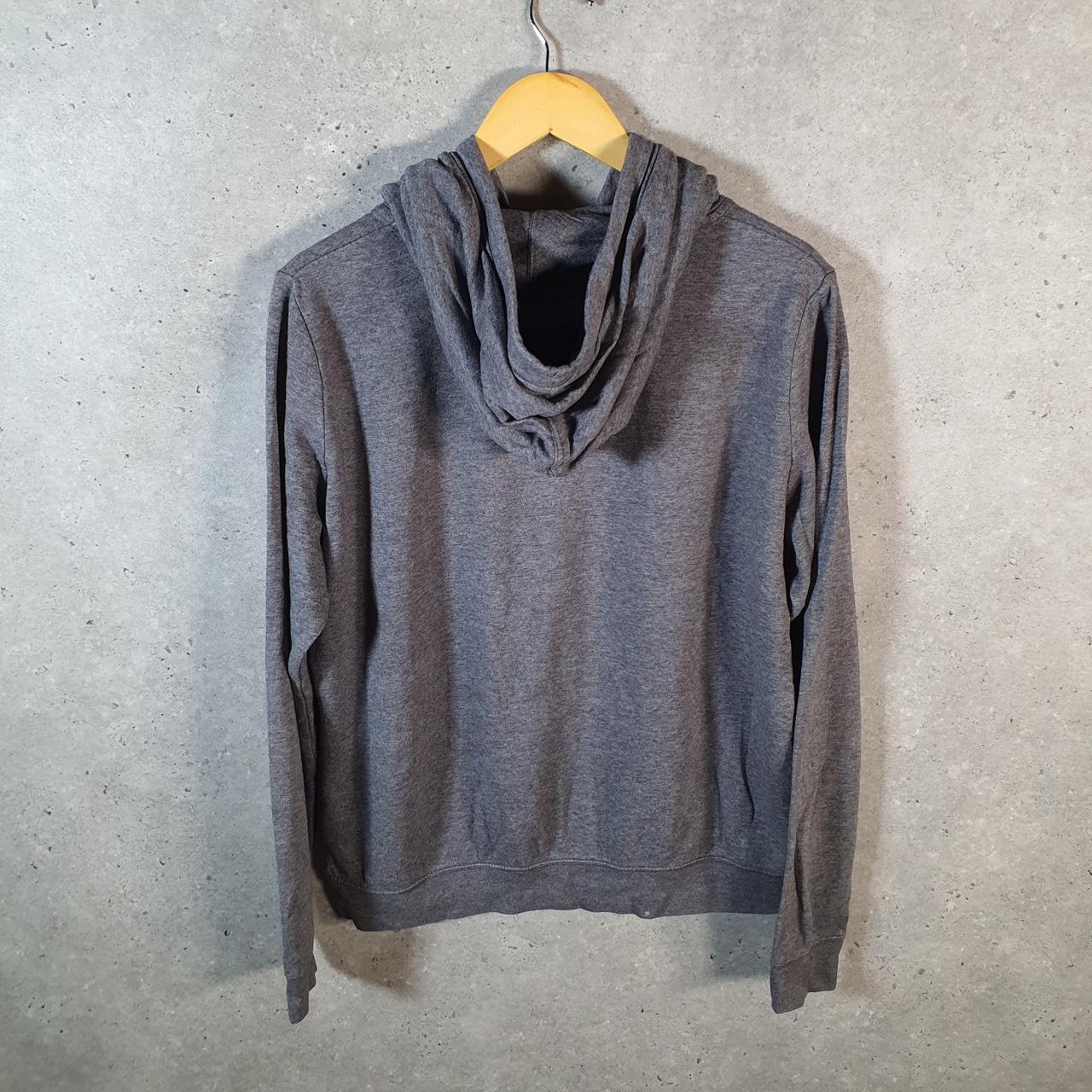 Vintage Nike Club Hoodie Womens Large Grey Swoosh Y2K Pullover Logo