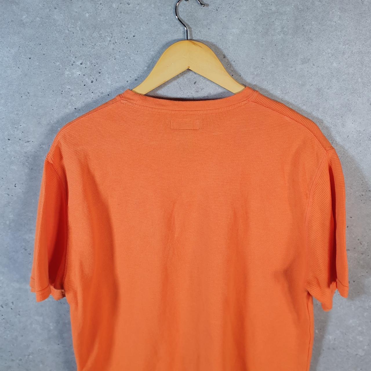 Vintage Ralph Lauren Polo T Shirt Men’s Large Orange Embroidered Classic Fit Pony C9154