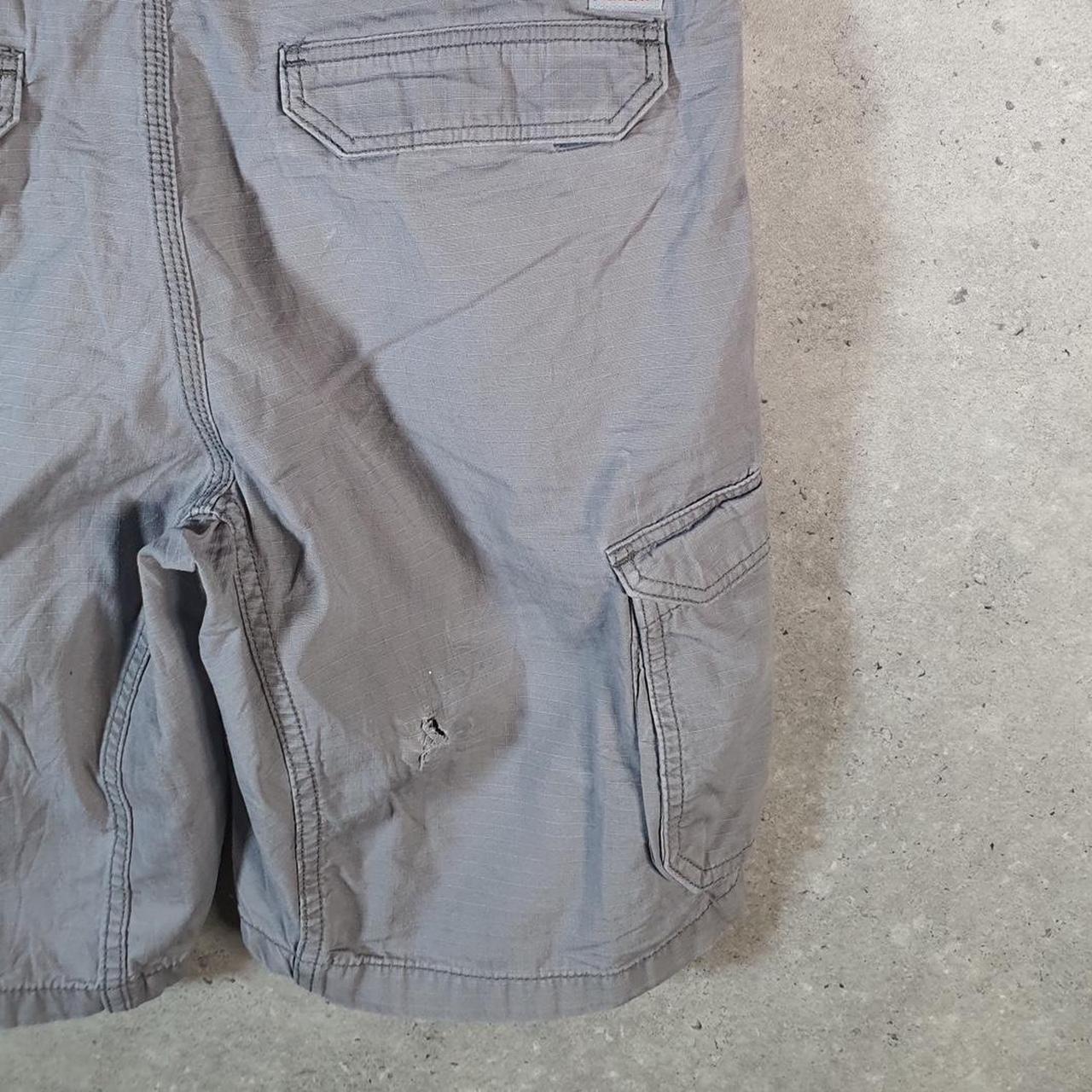 Vintage Carhartt Baggy Carpenter Shorts Jorts Cargo Men’s W38 Grey Relaxed Fit Workwear Big Fish Vintage
