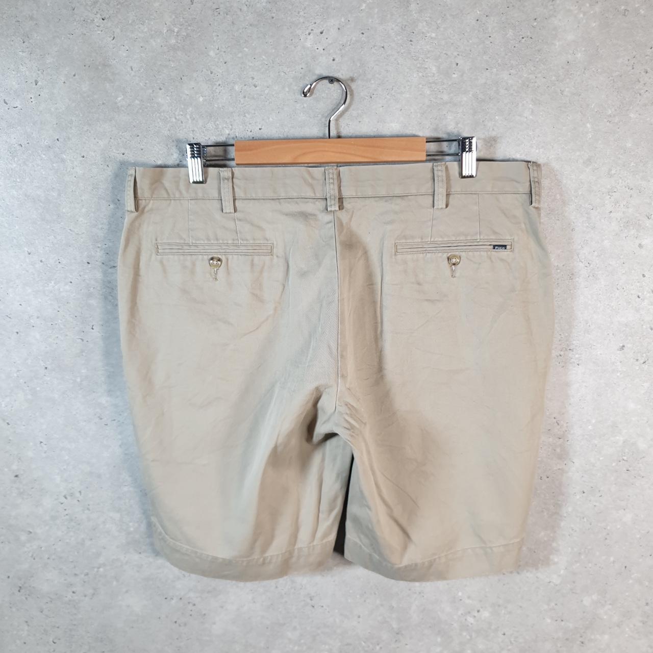 Vintage Ralph Lauren Polo Shorts Jorts Chino Cargo Men’s W38 Brown Baggy Cotton