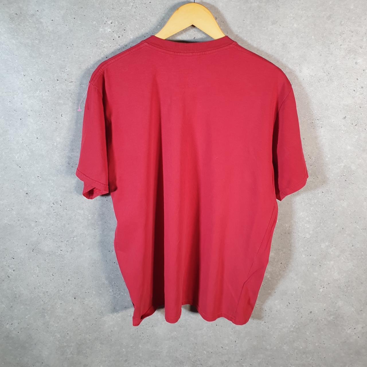 Vintage Nike Dri Fit Club T Shirt Men’s XL Red Logo Swoosh Athletic