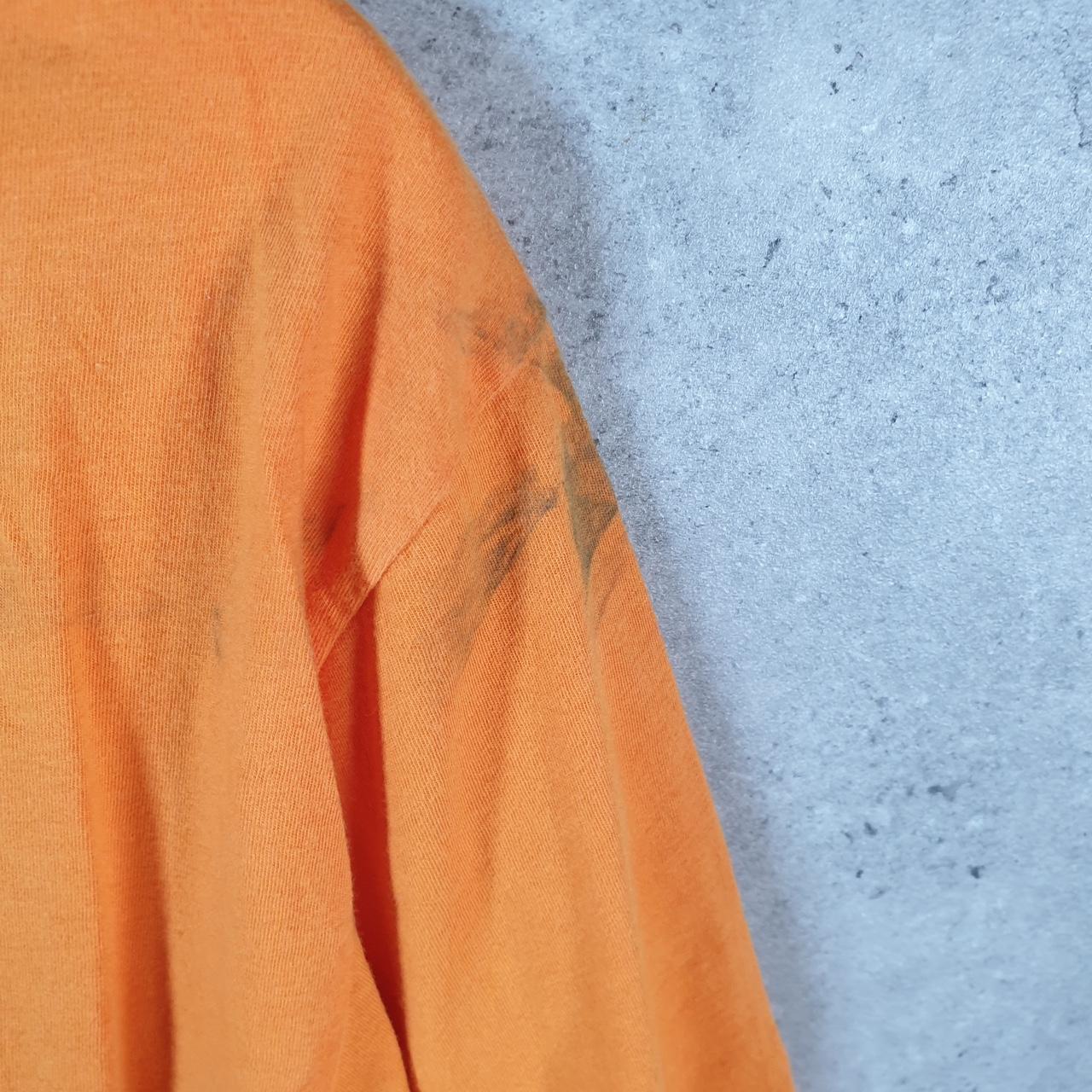 Vintage Adidas Pro Sport Trefoil Retro T Shirt Men’s Large Orange Logo Athletic