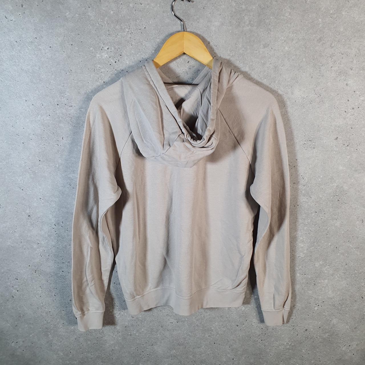Vintage Nike Club Spellout Hoodie Womens Small Brown Swoosh Y2K Pullover
