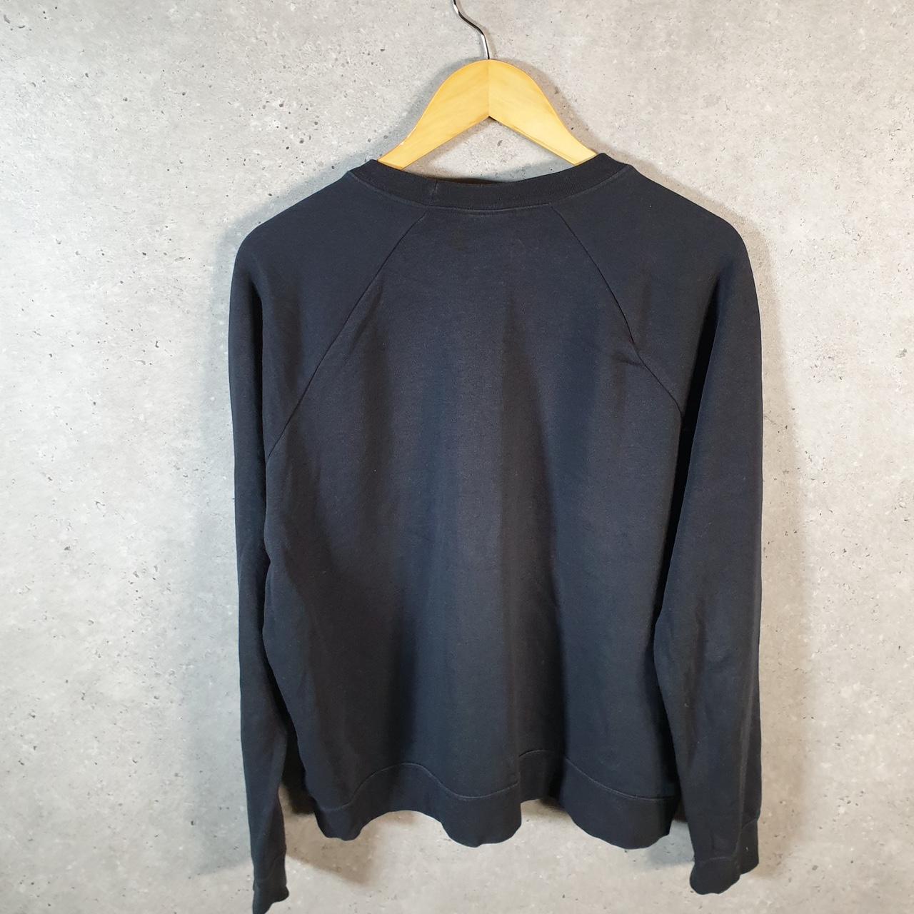 Vintage Nike Embroidered Club Sweatshirt Womens XL Black Swoosh Y2K