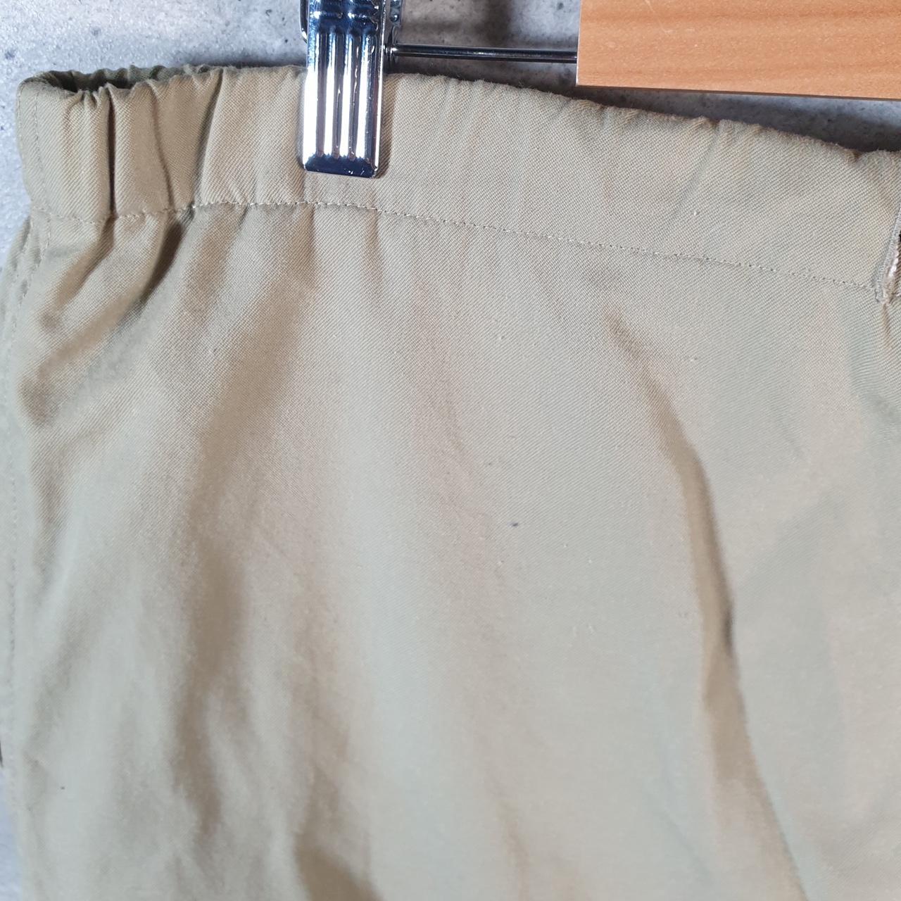 Vintage The North Face TNF Shorts Jorts Chino Cargo Womens Large Brown Baggy Cotton