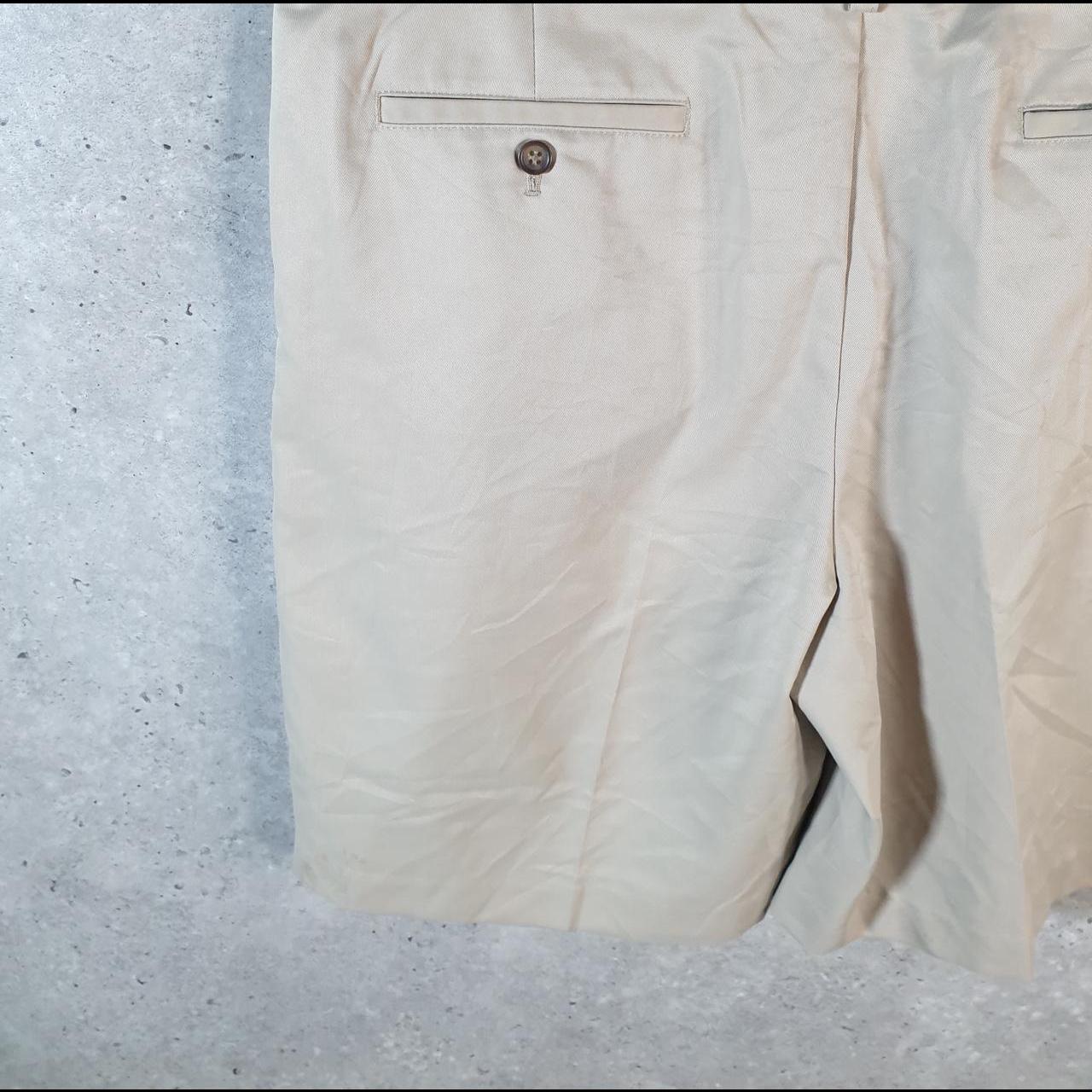 Vintage Izod Golf Chino Shorts Jorts Cargo Men’s W38 Brown Baggy Cotton