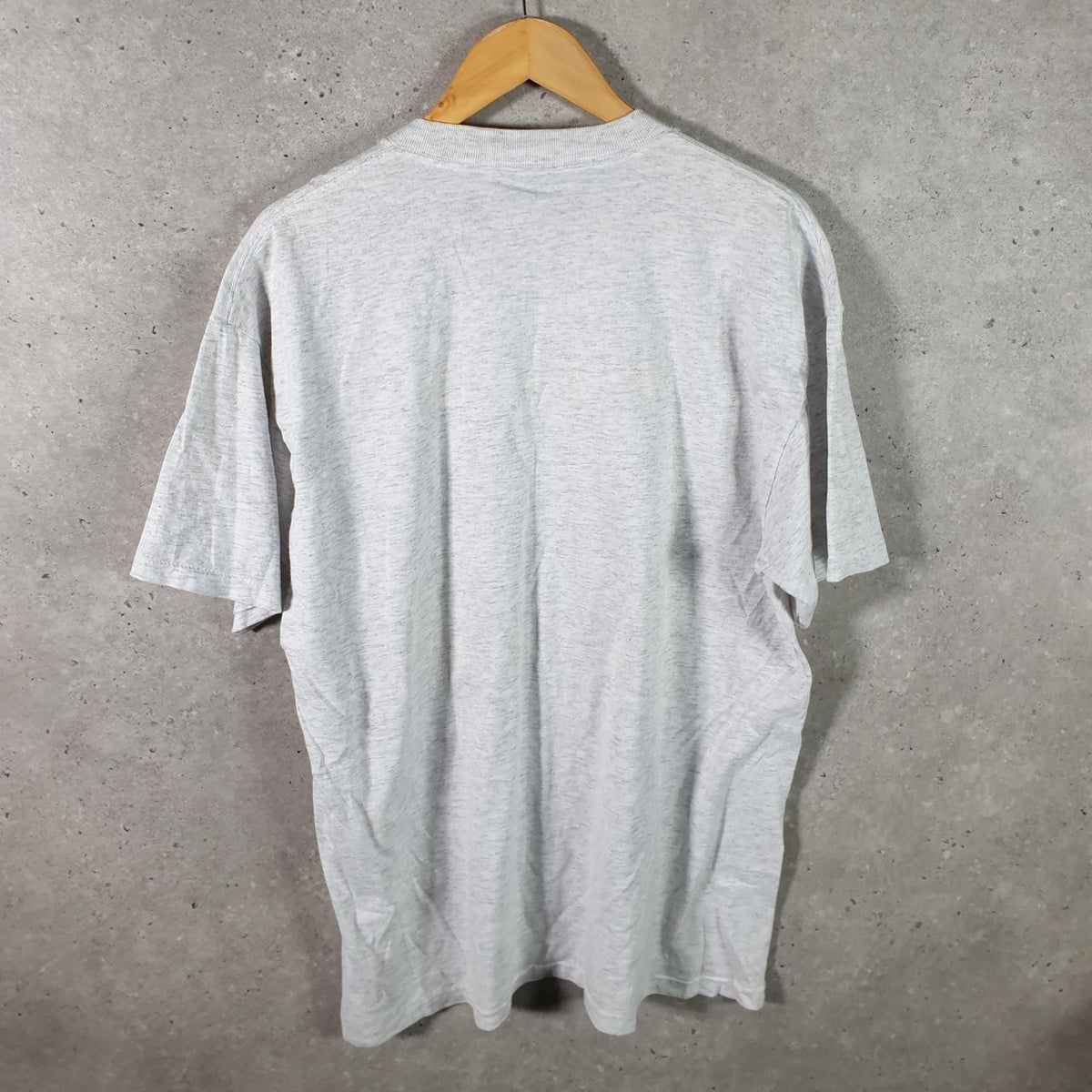 Vintage Oneita Power Mystic Pride School T Single Stitch T Shirt Men’s XL Grey Big Fish Vintage