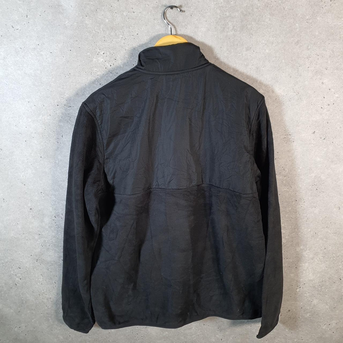 Vintage Champion Windbreaker Track Jacket Mens Large Black Gonzaga Eagles